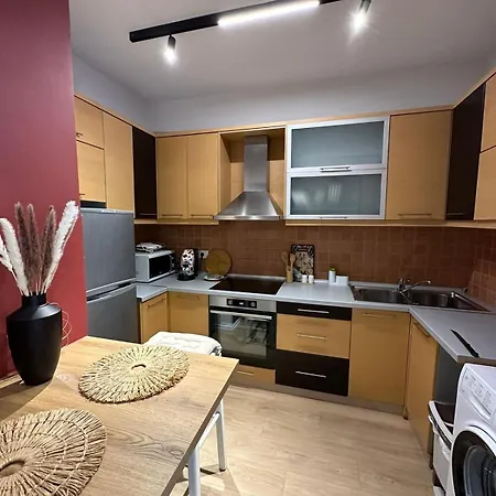 公寓 Urban Charm With Balcony 地拉那